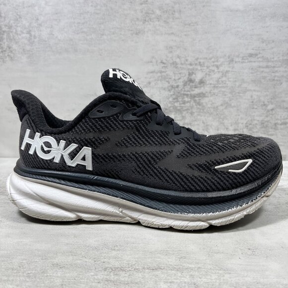 Hoka One One Clifton 9 Running Shoes - Women's Size 6.5 - Black - Picture 4 of 10